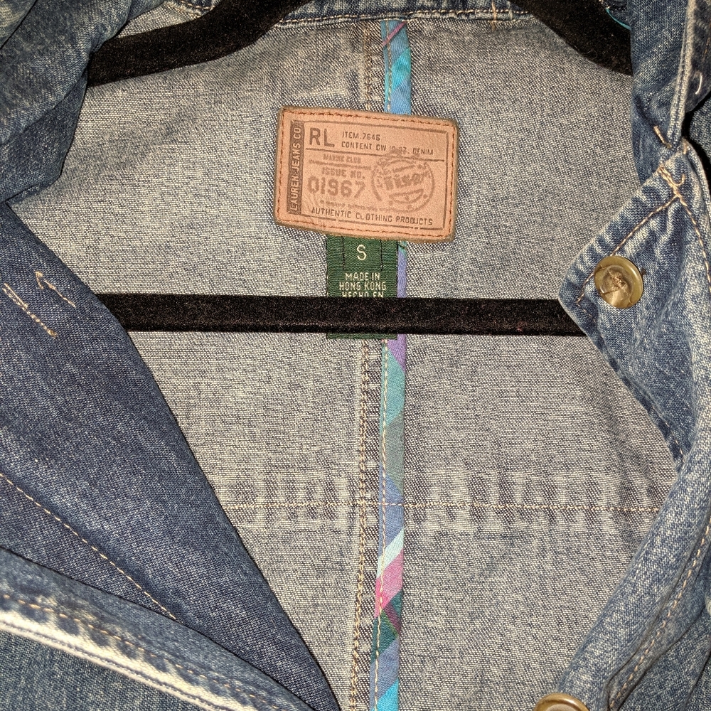 Women's Lauren Jeans RL Vintage 90s Toggle Hooded - Picture 11 of 12